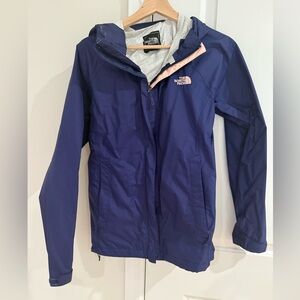 North Face rain coat